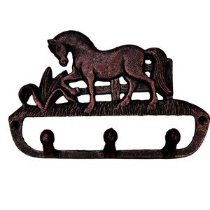 Cast Iron Horse Hook Decoration Western Country Equestrian
